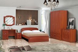 Модульная спальня "Венеция 3" с кроватью 1600*2000 мм