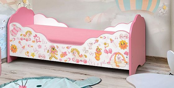Кровать детская с фотопечатью "Малышка №4" 600*1400 мм - Кровать детская с фотопечатью "Малышка №4"