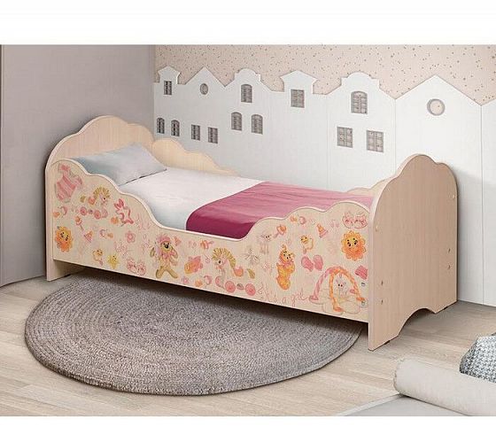 Кровать детская с фотопечатью "Малышка №4" 700*1400 мм - Кровать детская с фотопечатью "Малышка № 4"