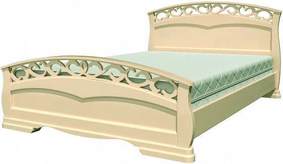 Кровать "Грация-1" 900 мм (ламели) - Кровать "Грация-1" 900 мм (ламели), Цвет: Дуб молочный