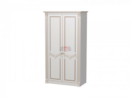 Шкаф 2-х дверный для одежды и белья "Ольга-20" - белый