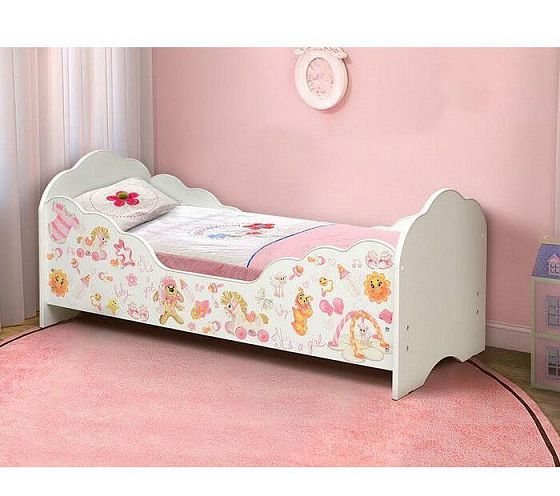 Кровать детская с фотопечатью "Малышка №4" 600*1400 мм - Кровать детская с фотопечатью "Малышка № 4"