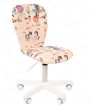 Кресло для детских комнат "Chairman KIDS 105" белый пластик