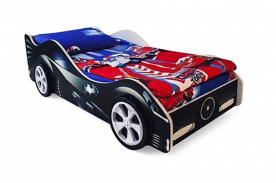 Детская кровать-машина "Бэтмобиль" - Детская кровать-машина "Бэтмобиль", Цвет: Фотопечать Бэтмобиль