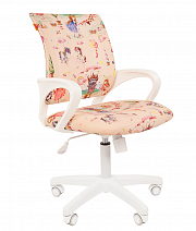 Кресло для детских комнат "Chairman KIDS 103" белый пластик