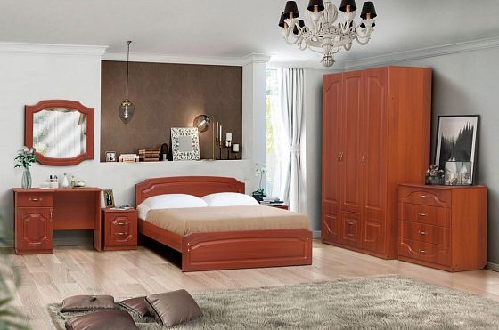 Набор мебели для спальни "Венеция 3" с кроватью 1400*2000 мм глянец - Набор мебели для спальни "Вене