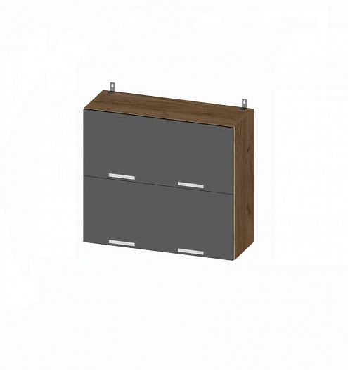 Шкаф верхний горизонтальный "Изабелла" ШВГ 800 - схематичный вид