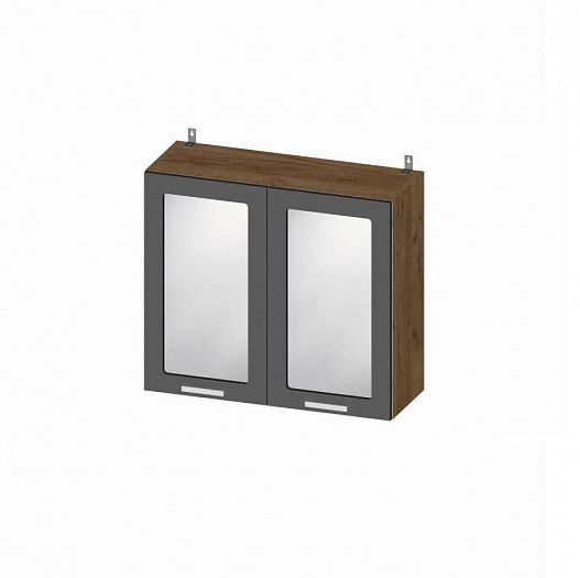 Шкаф верхний со стеклом "Изабелла" ШВС 800 - схематичный вид