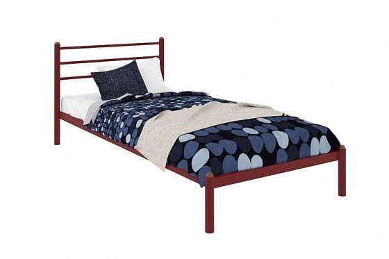 Кровать "Милана мини" 800 мм (ламели) - Цвет: Красный